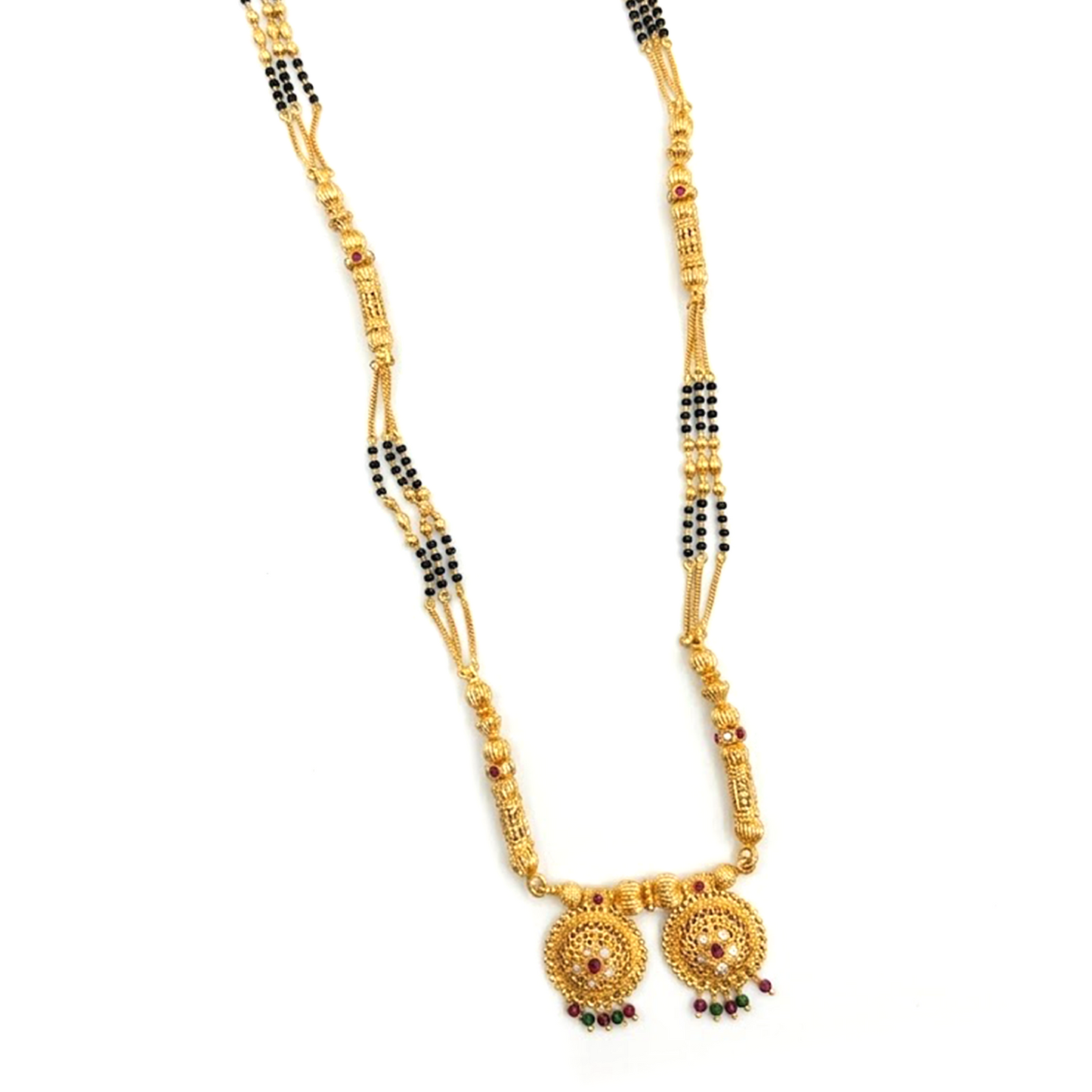 3 Line Damru Mangalsutra