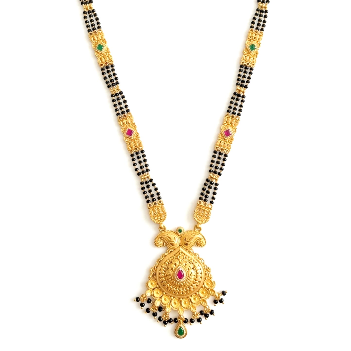 Swaraski 3 Line Mangalsutra