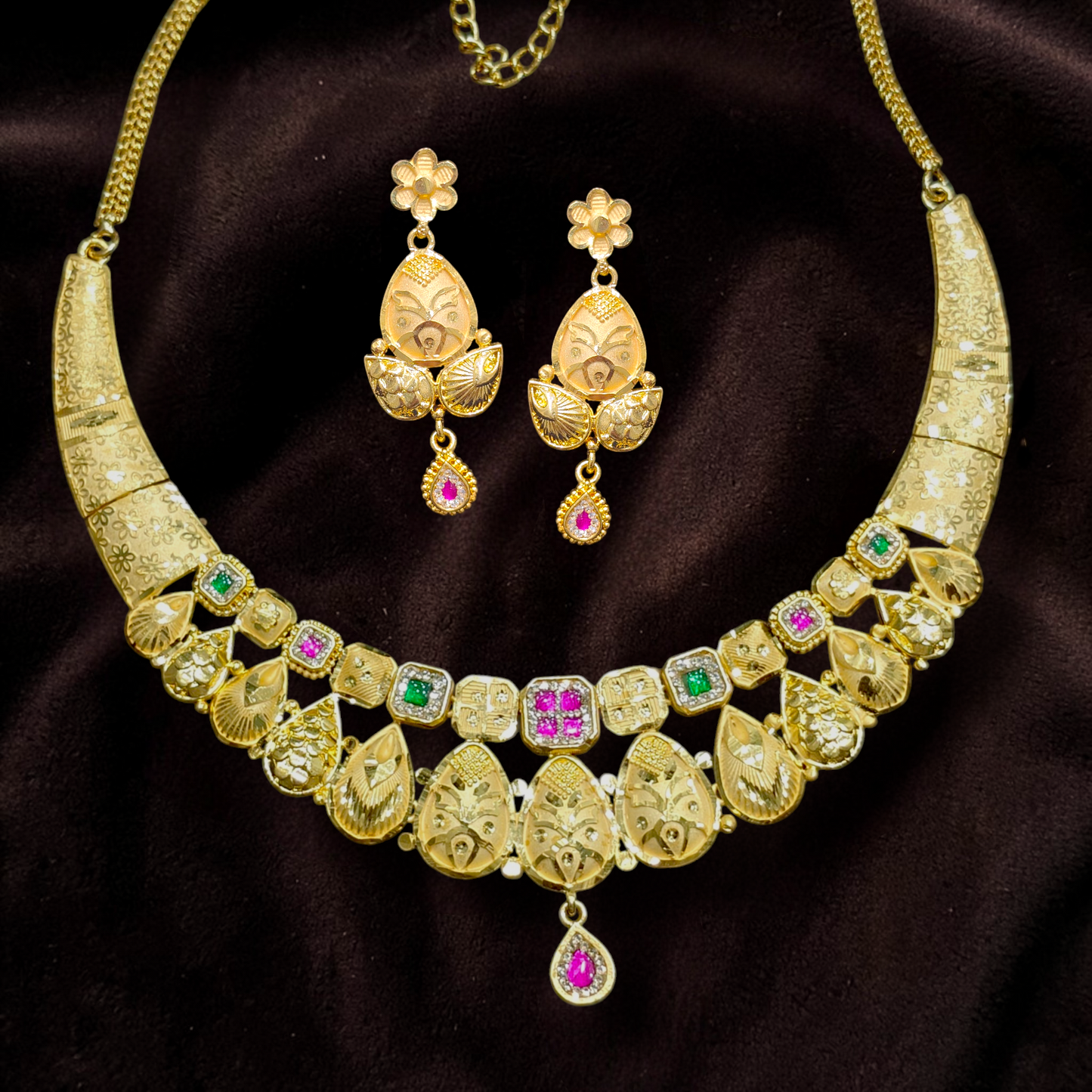 Swaraski Necklace Set