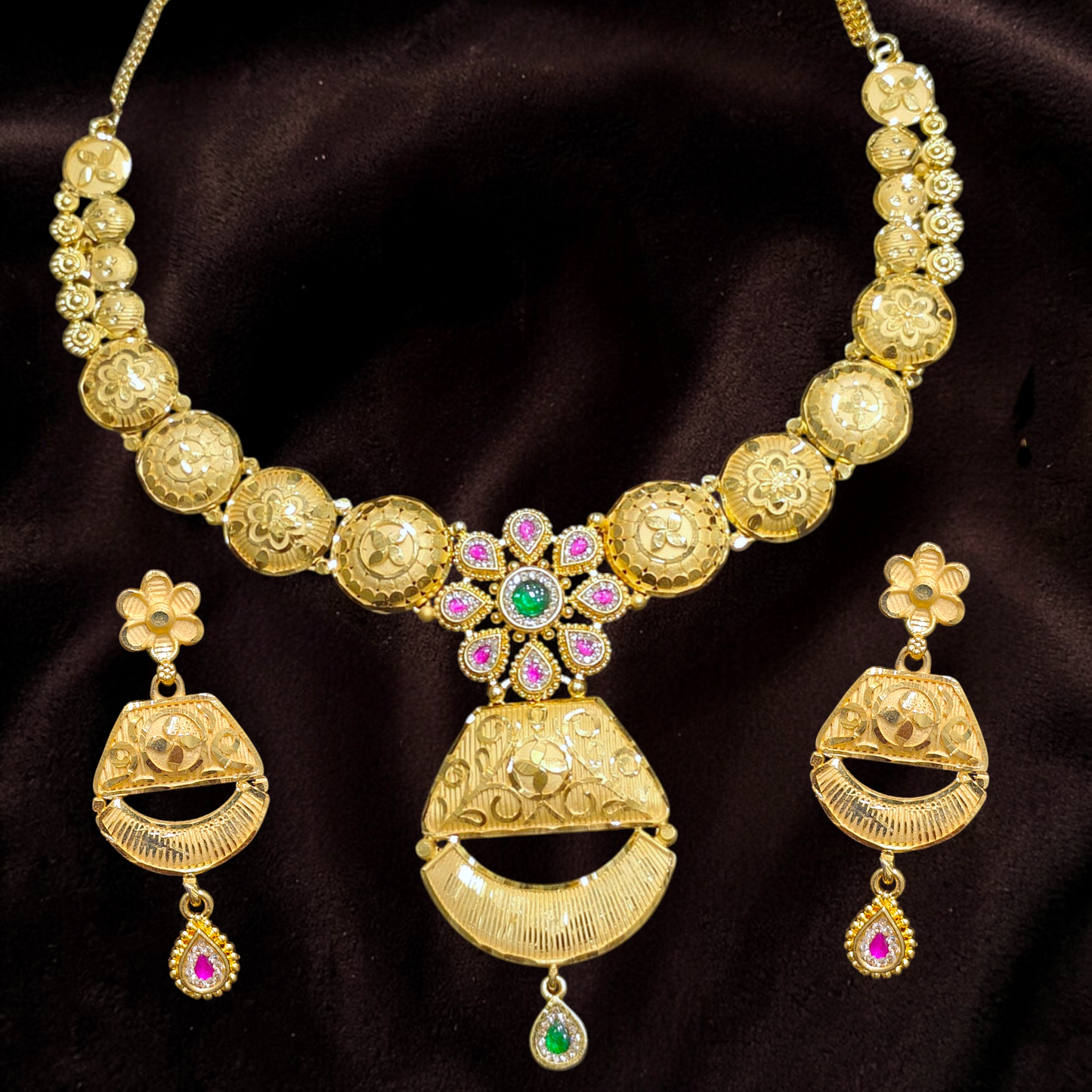Swaraski Necklace Set