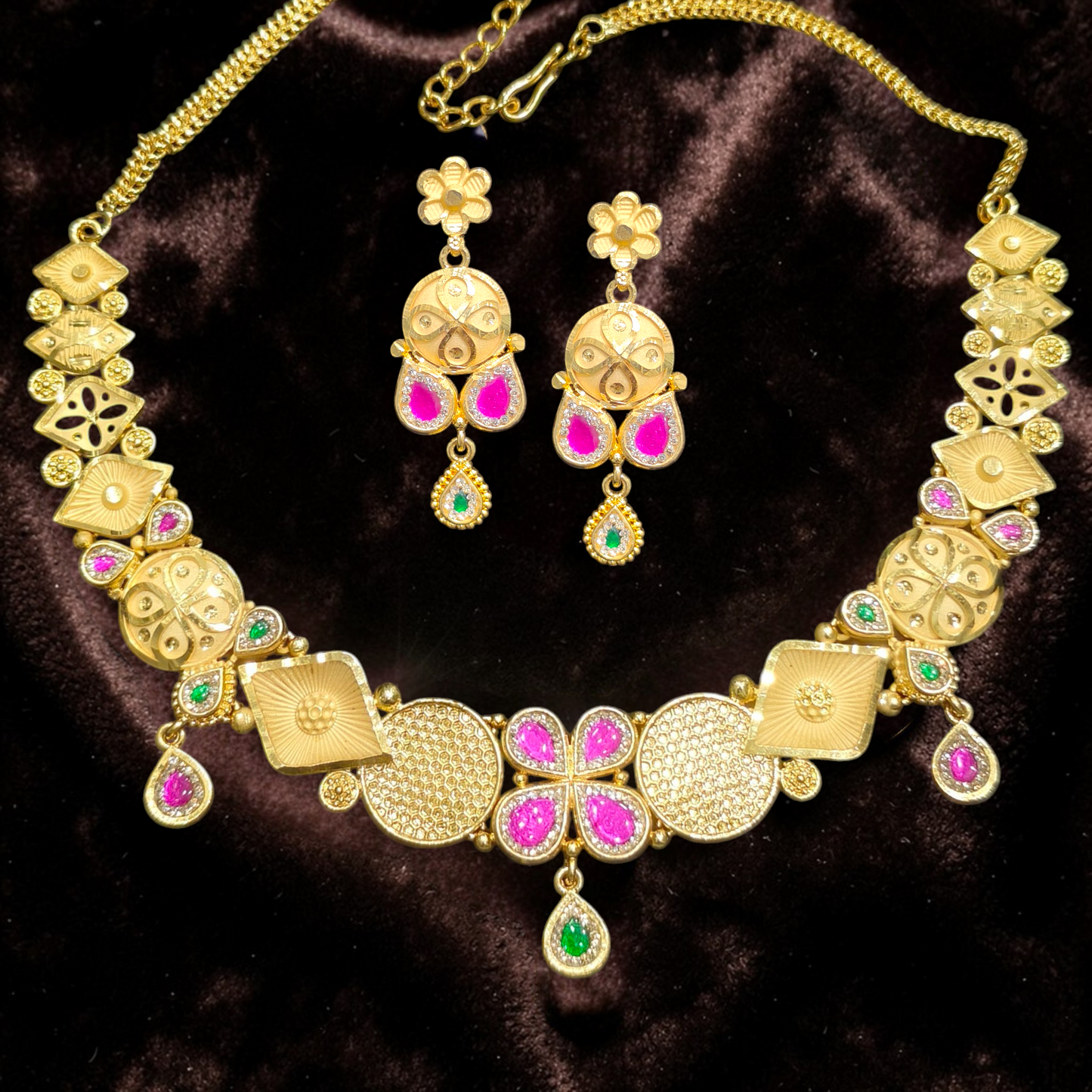 Swaraski Necklace Set