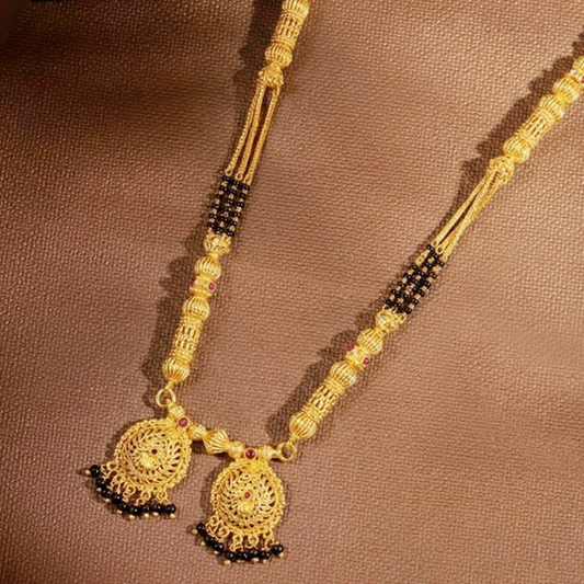 4 Line Damru Mangalsutra