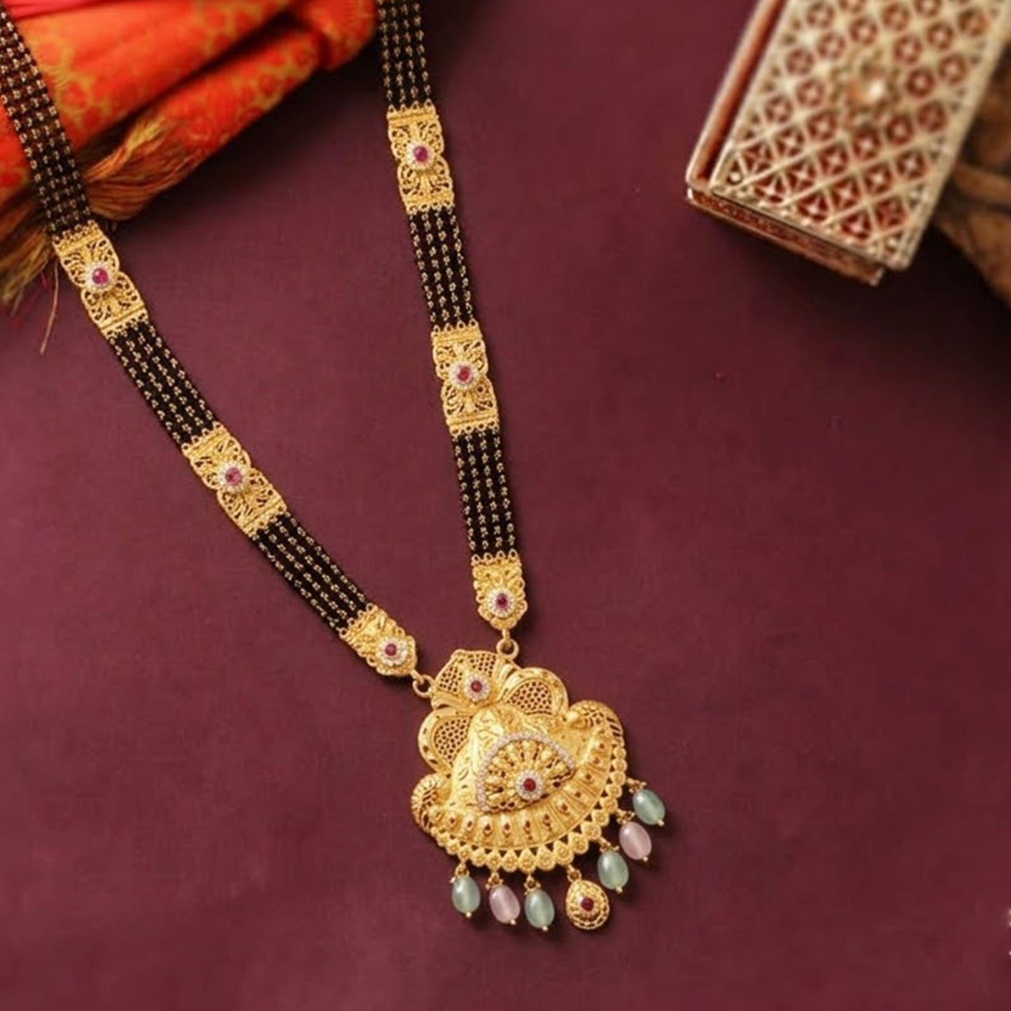 AD 4 Line Mangalsutra