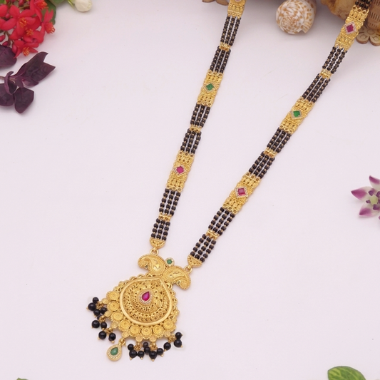 Swaraski 3 Line Mangalsutra