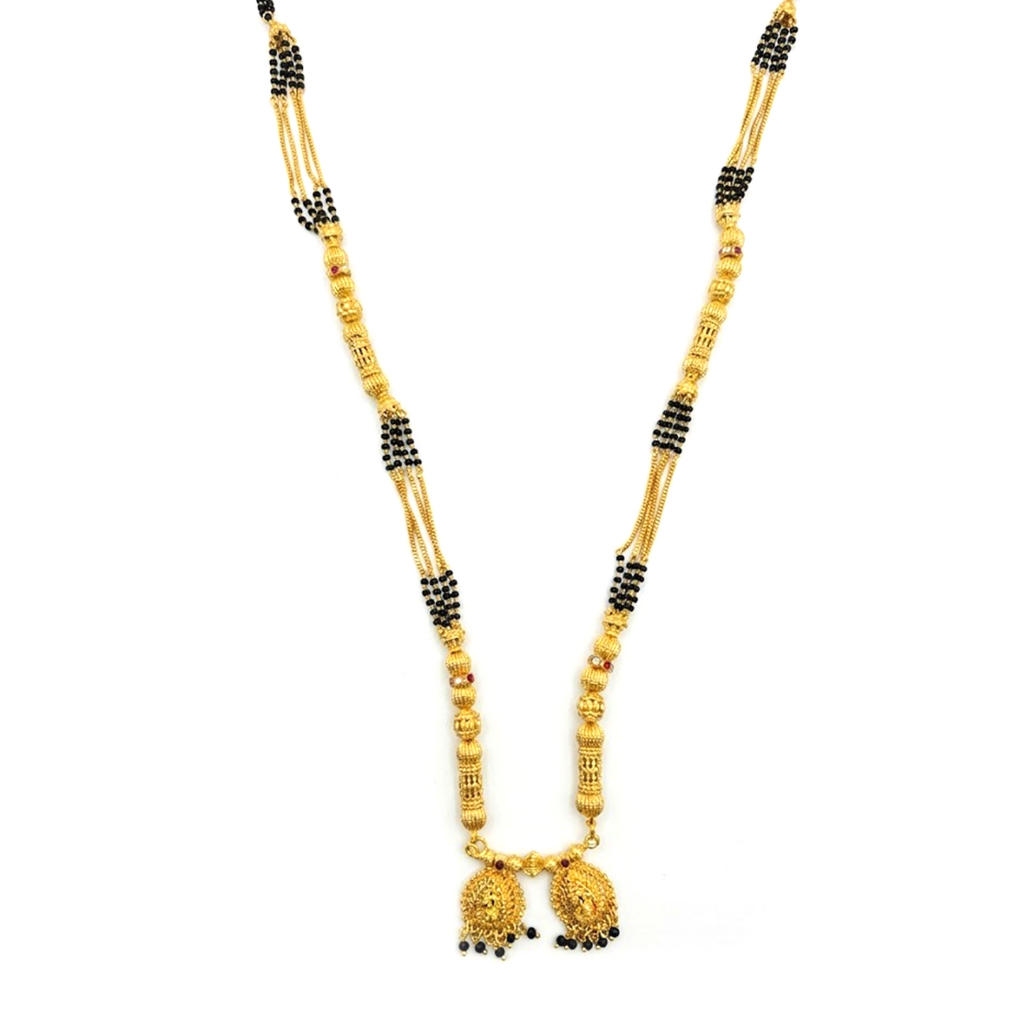 4 Line Damru Mangalsutra