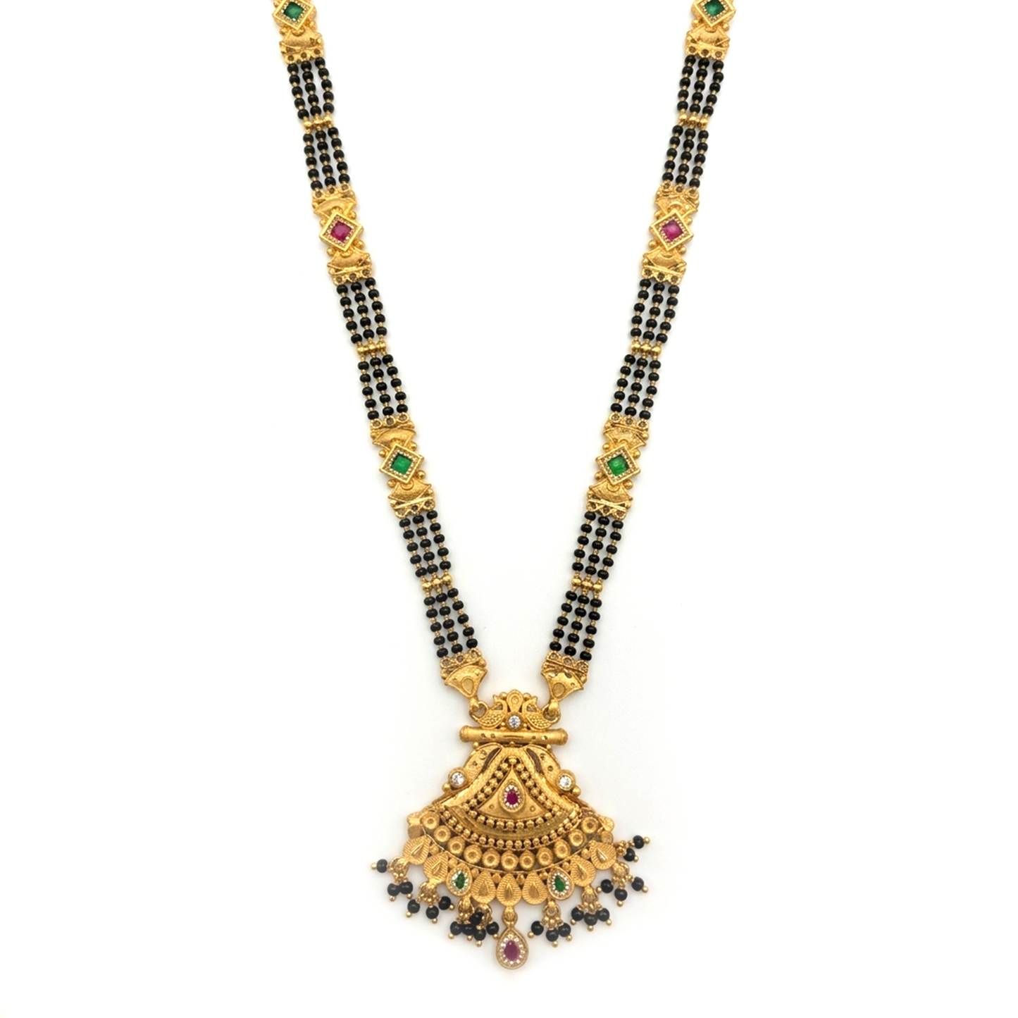 Swaraski 3 Line Mangalsutra