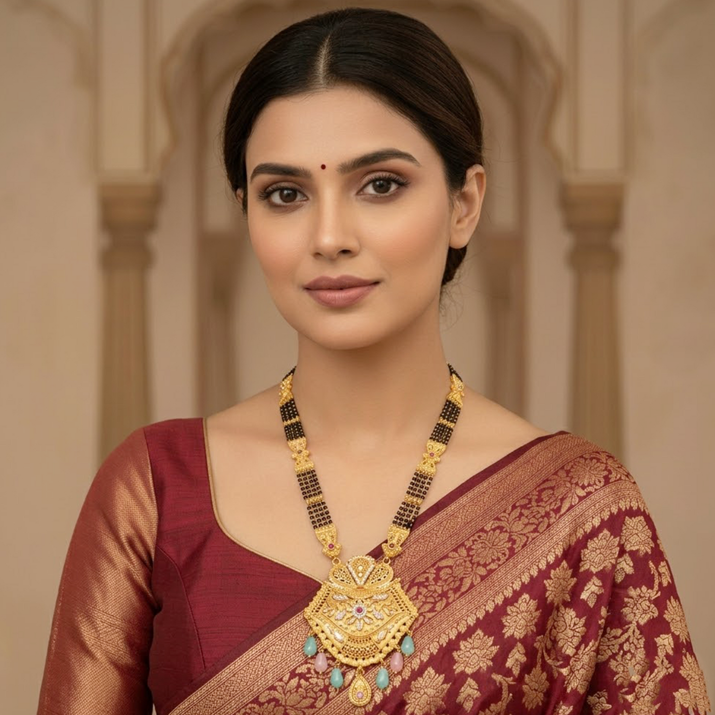 AD 4 Line Mangalsutra