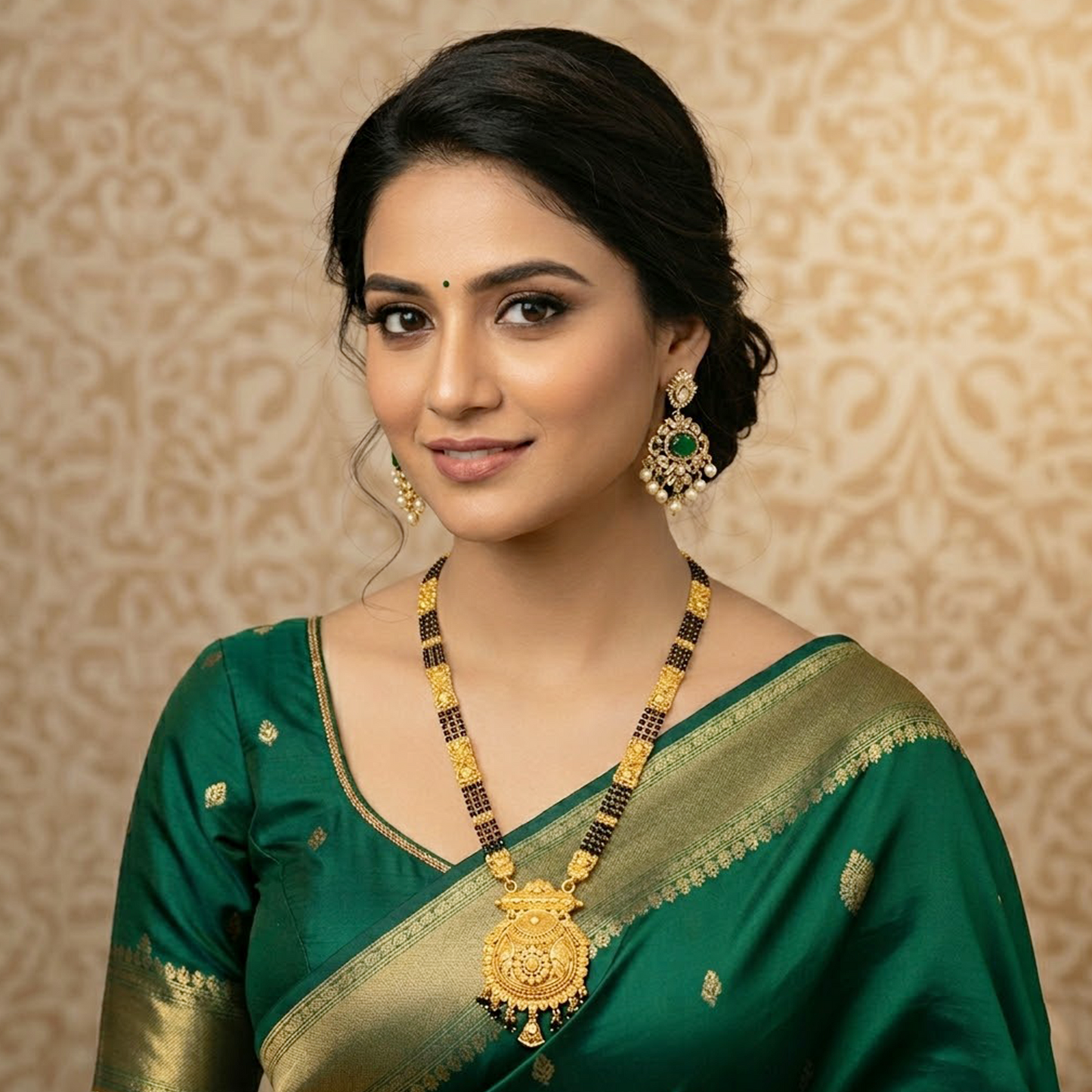 3 Line Swaraski Mangalsutra