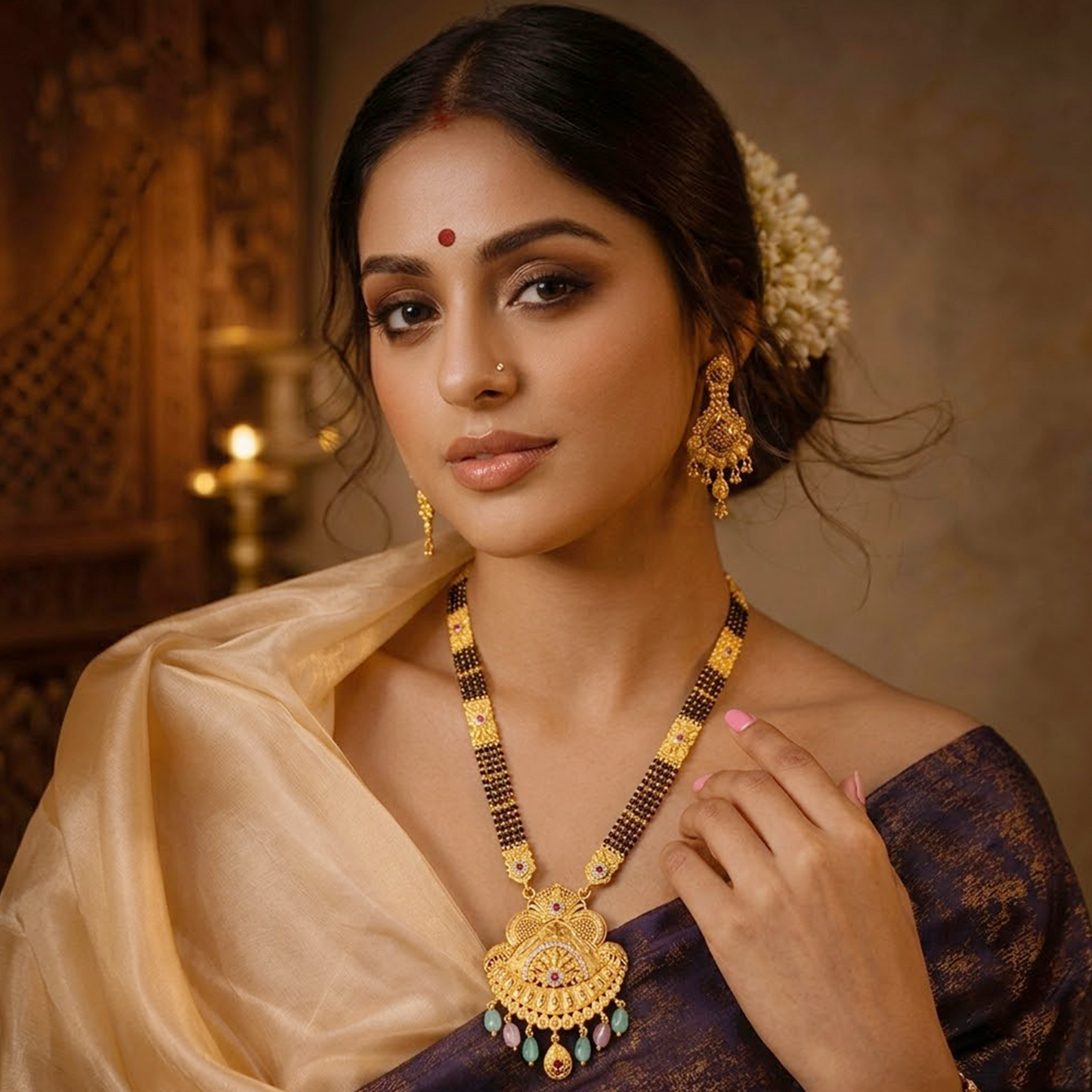 AD 4 Line Mangalsutra