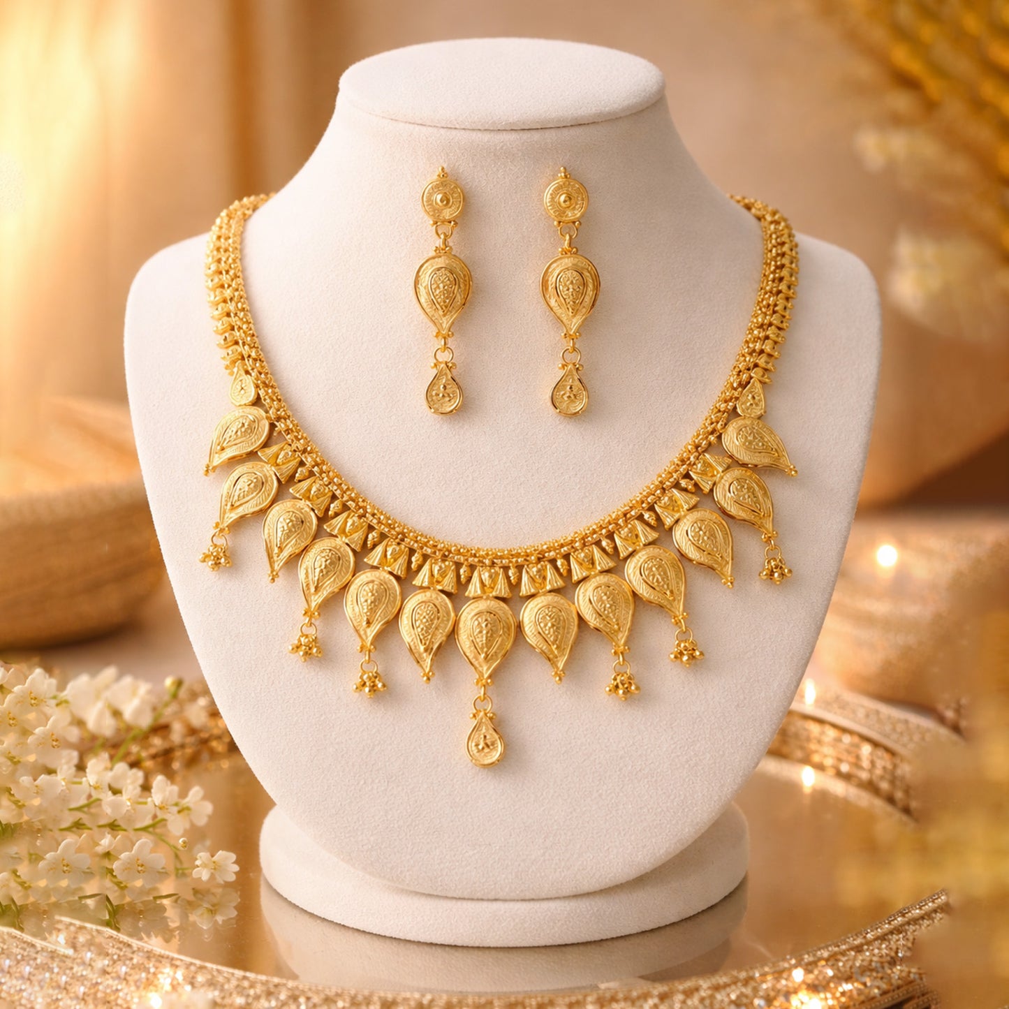 1 Line Necklace set