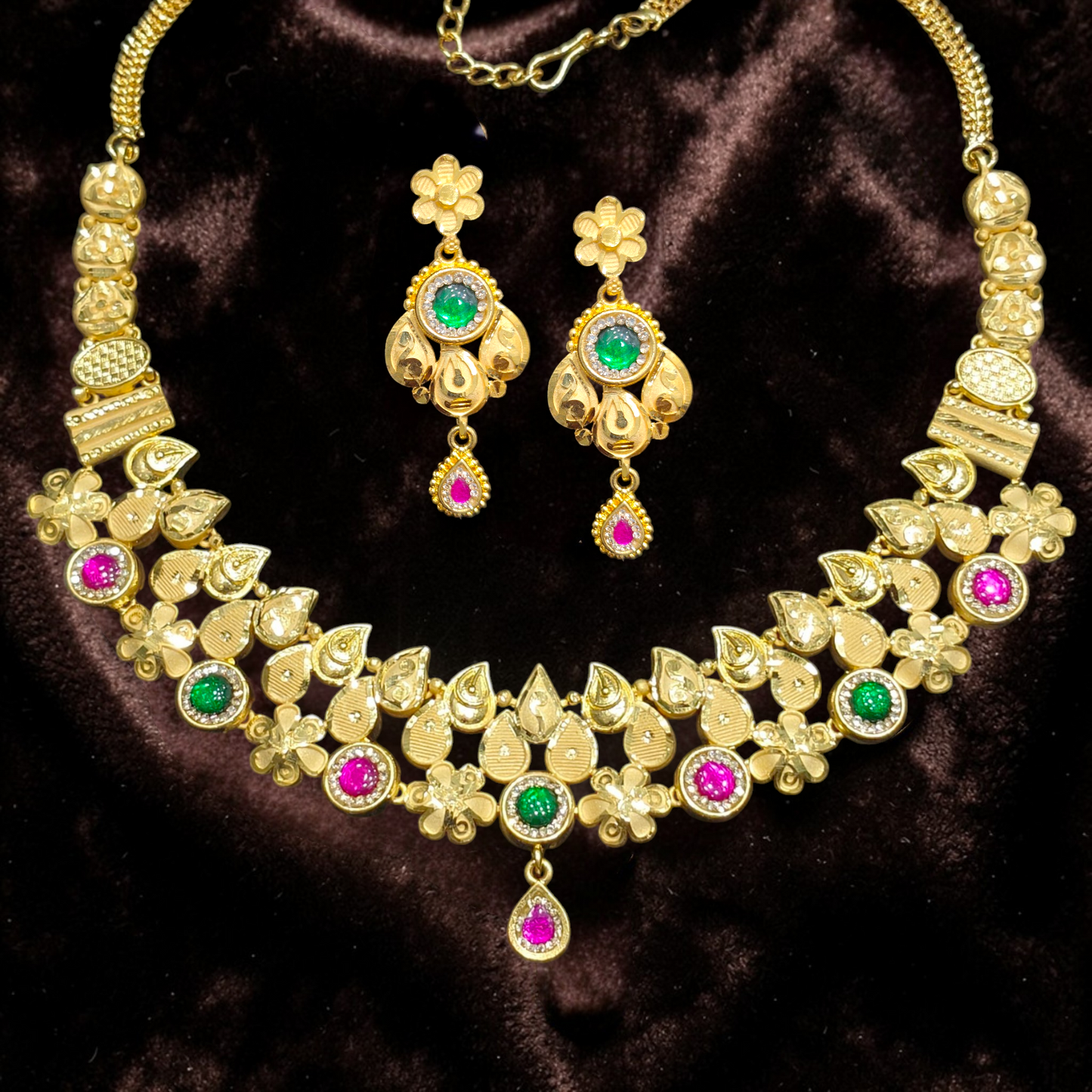 Swaraski Necklace Set