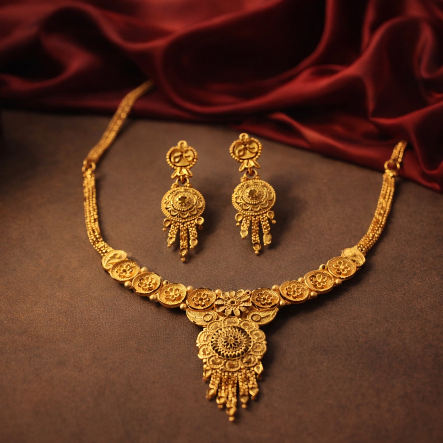 1 Line Necklace set