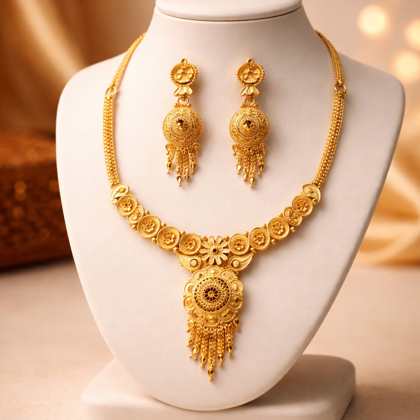 1 Line Necklace set