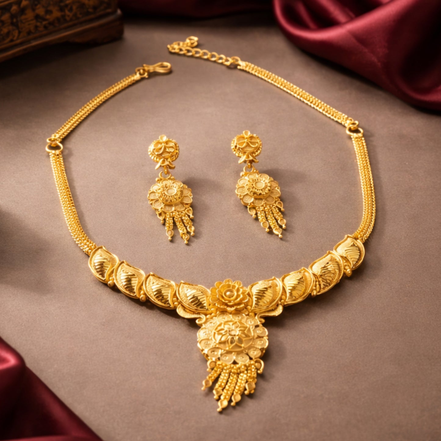 1 Line Necklace set