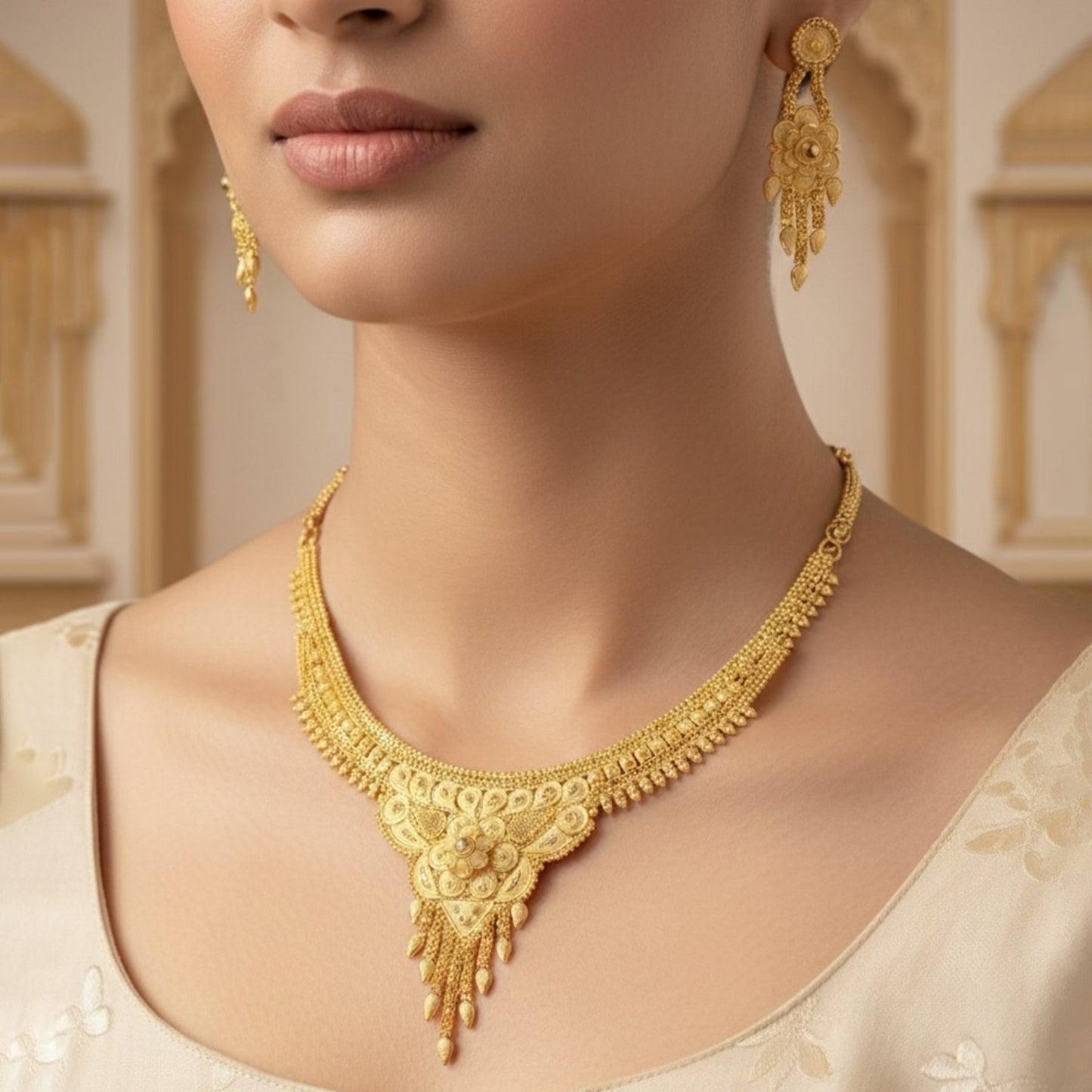 Hand made Necklace Set