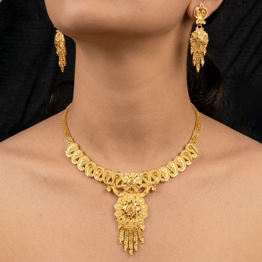 1 Line Necklace set